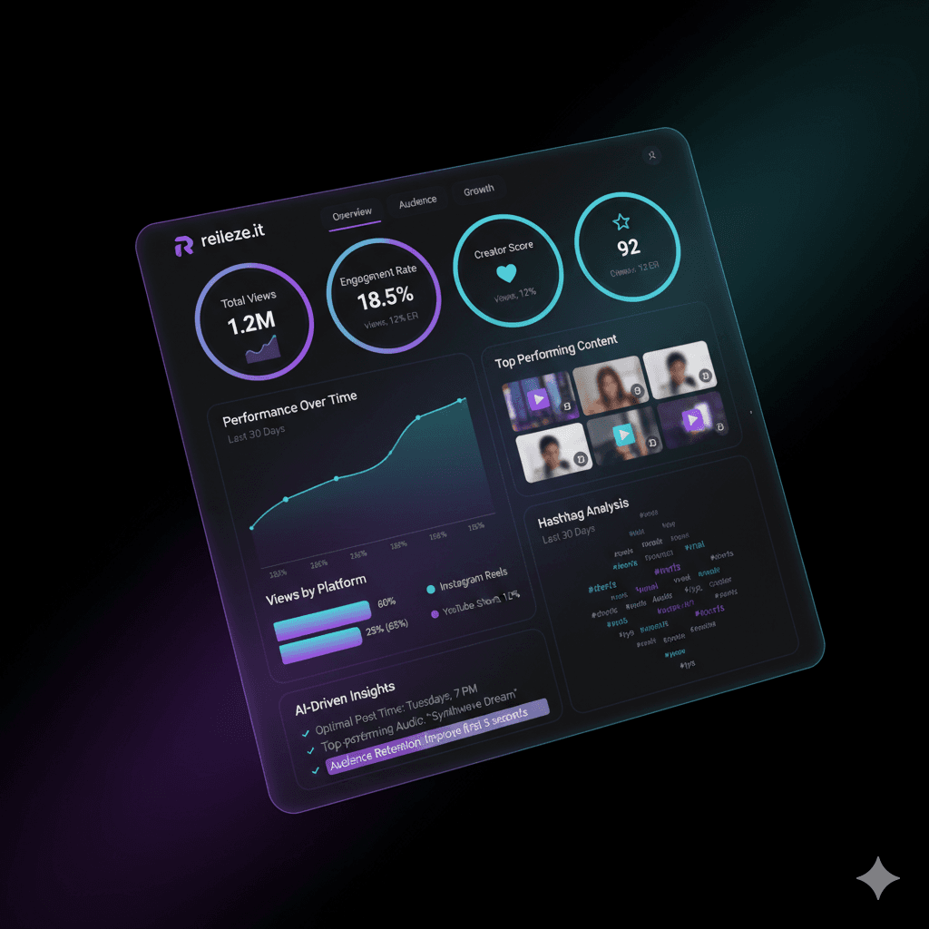 Reelize.it Dashboard Preview